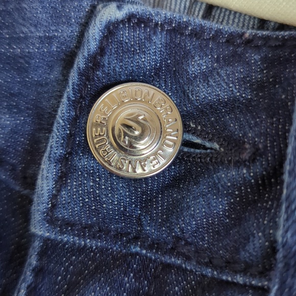 True Religion Julie Flap Pocket Skinny Jeans - Picture 8 of 15